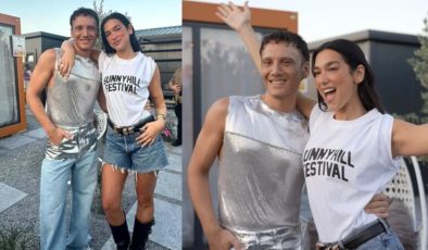 Edis, Dua Lipa ile buluştu