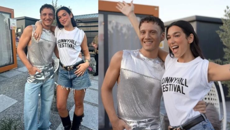 Edis, Dua Lipa ile buluştu